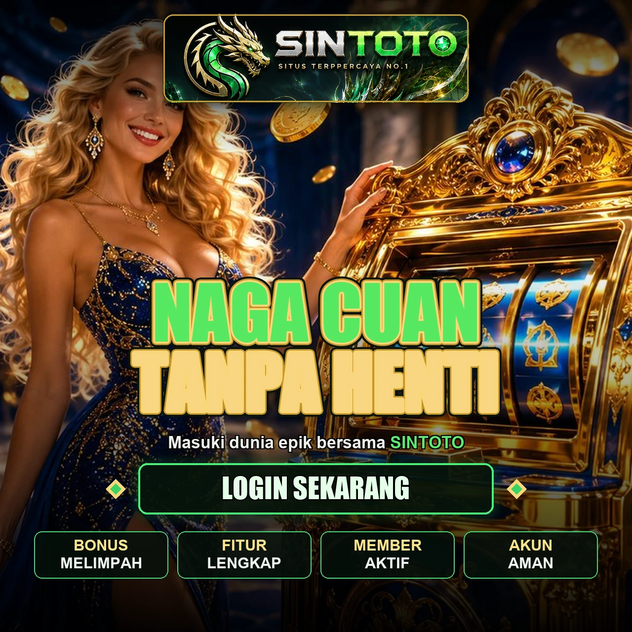 Banner SINTOTO rekomendasi slot gacor terpercaya dengan koleksi permainan lengkap setiap hari